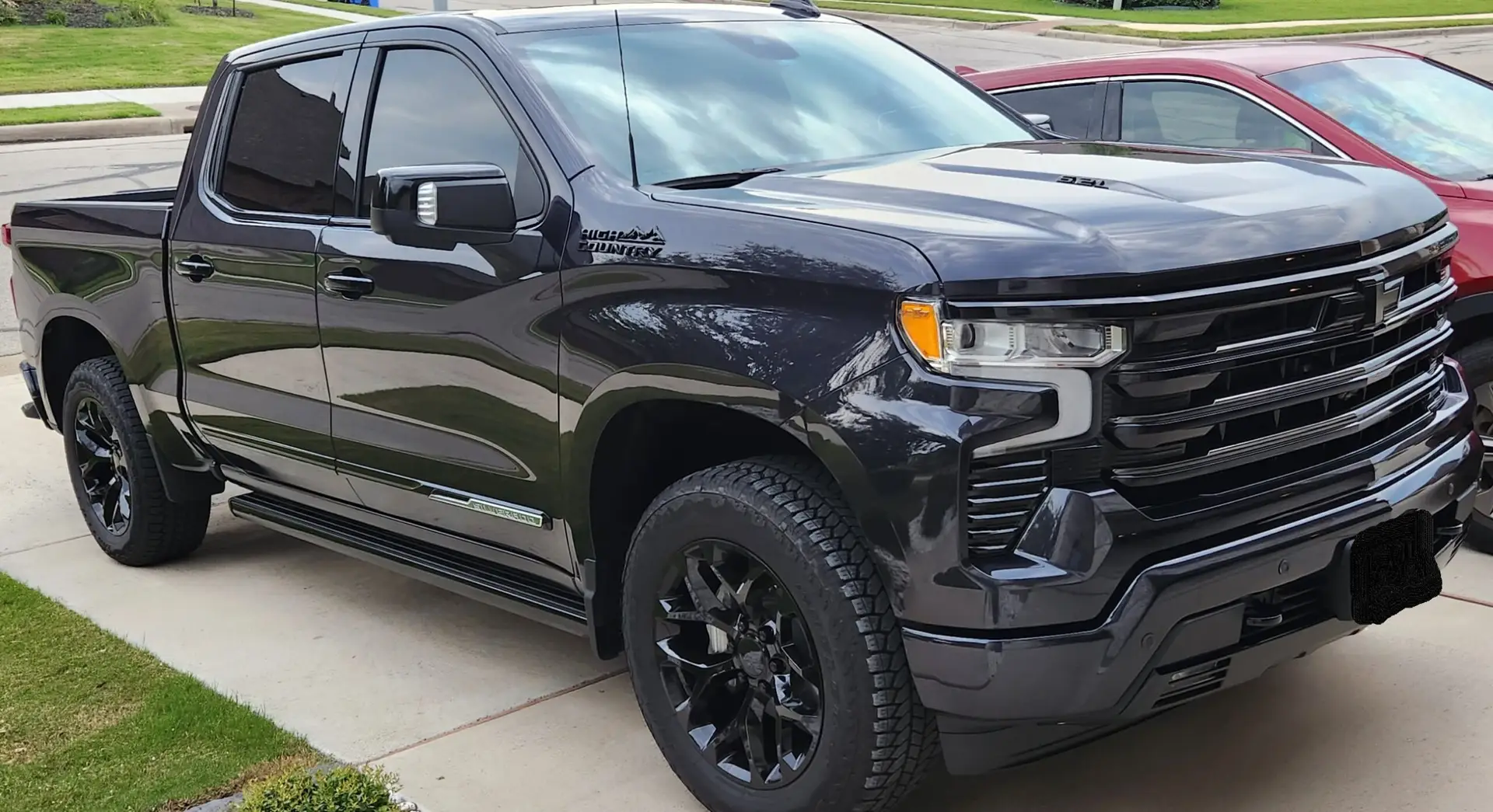 Chrome delete trim on 2023 Silverado 1500 High Country