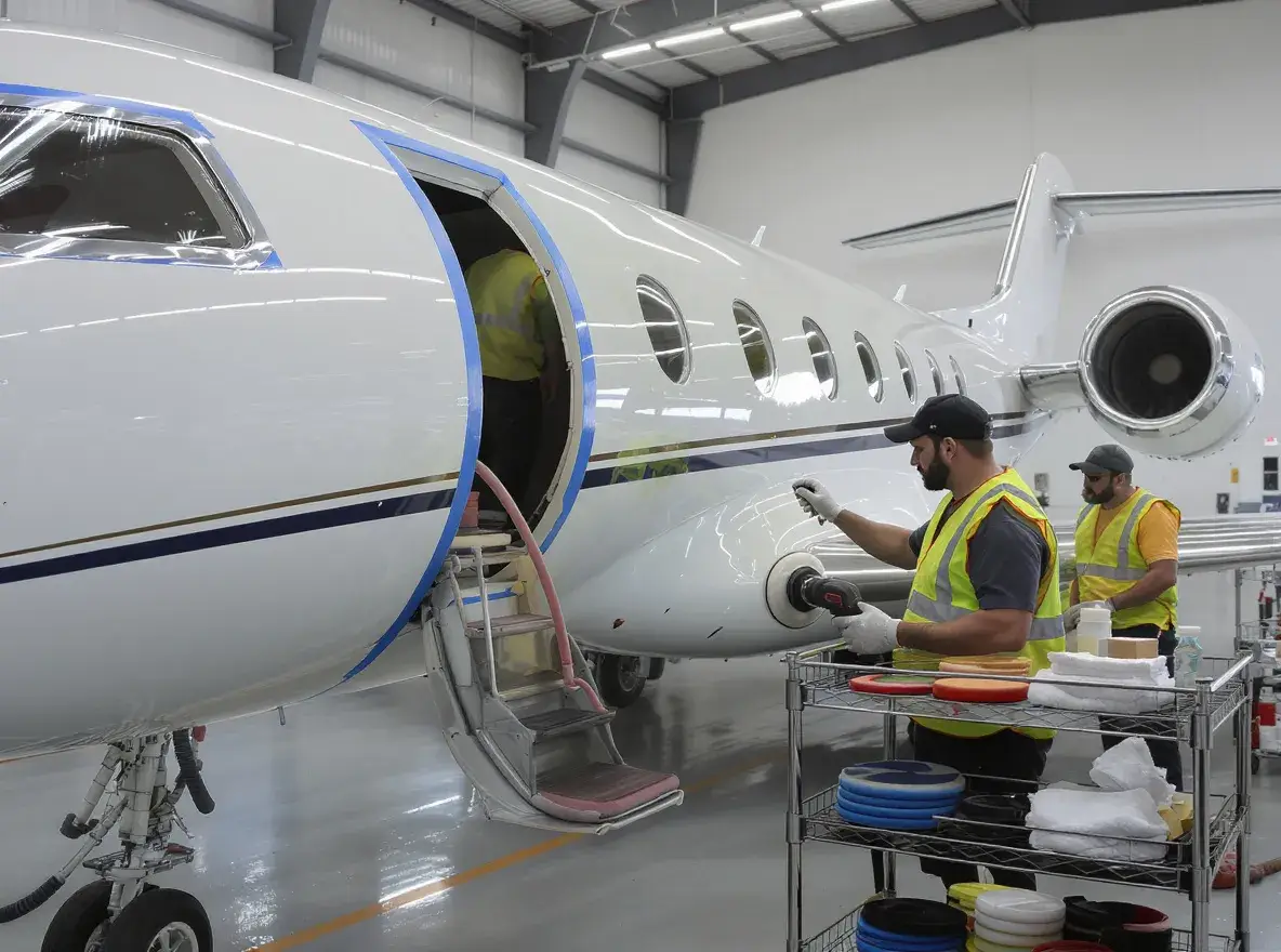 Aircraft detailing at ST6 Detailers, Colorado Springs