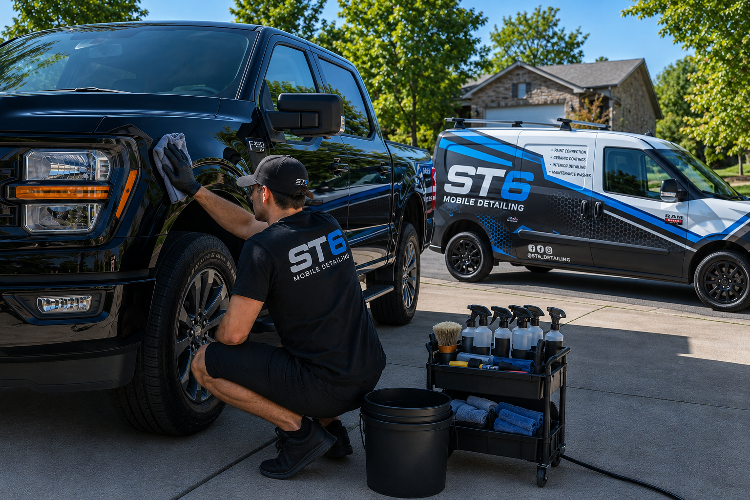 ST6 mobile auto detailing unit in Colorado Springs