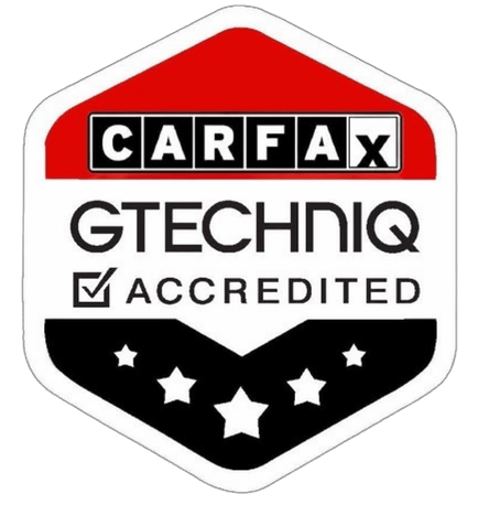 CARFAX and Gtechniq Accredited Installer badge — ST6 Detailers