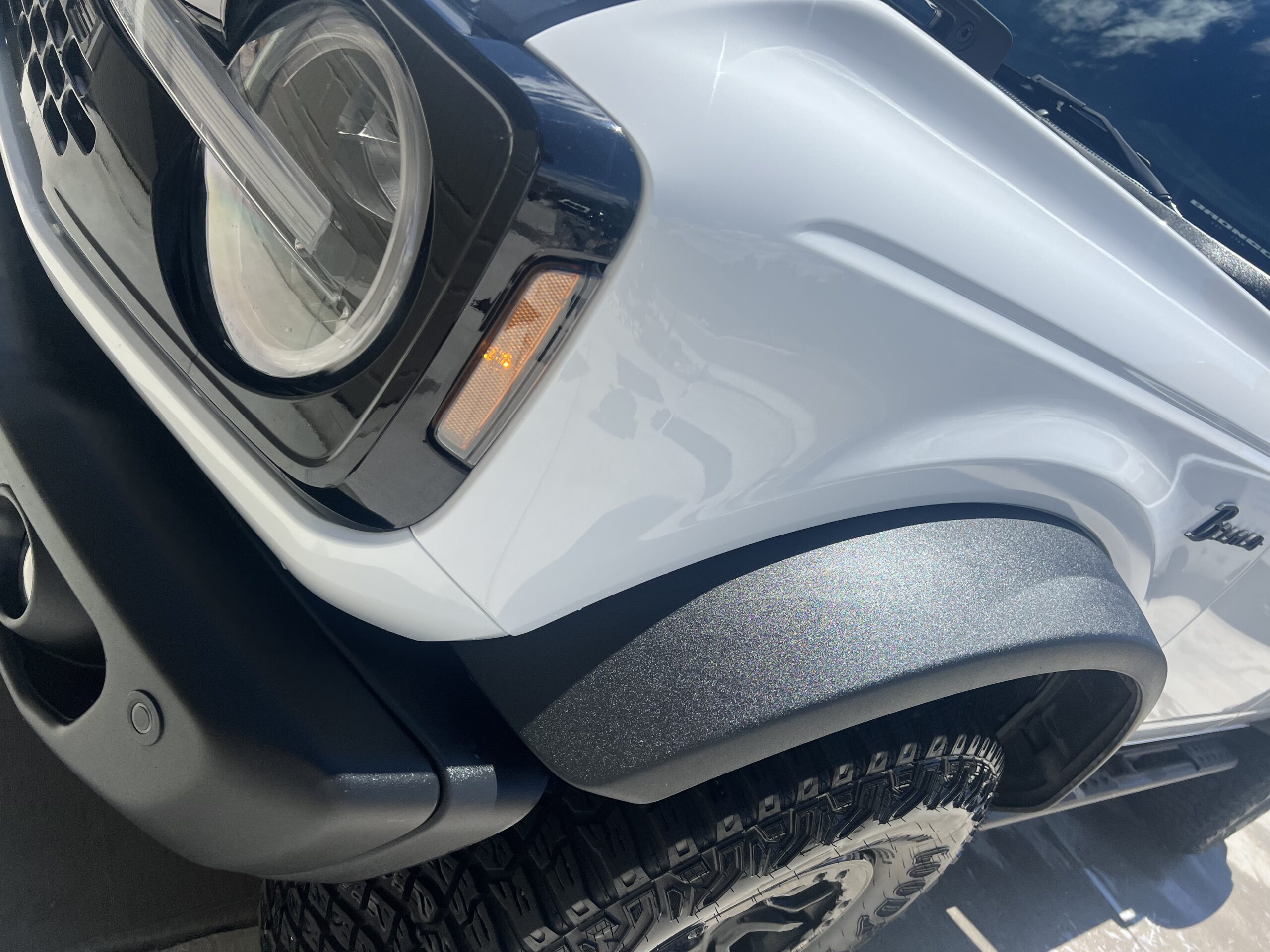 Close-up of finished corrected panel, Colorado Springs